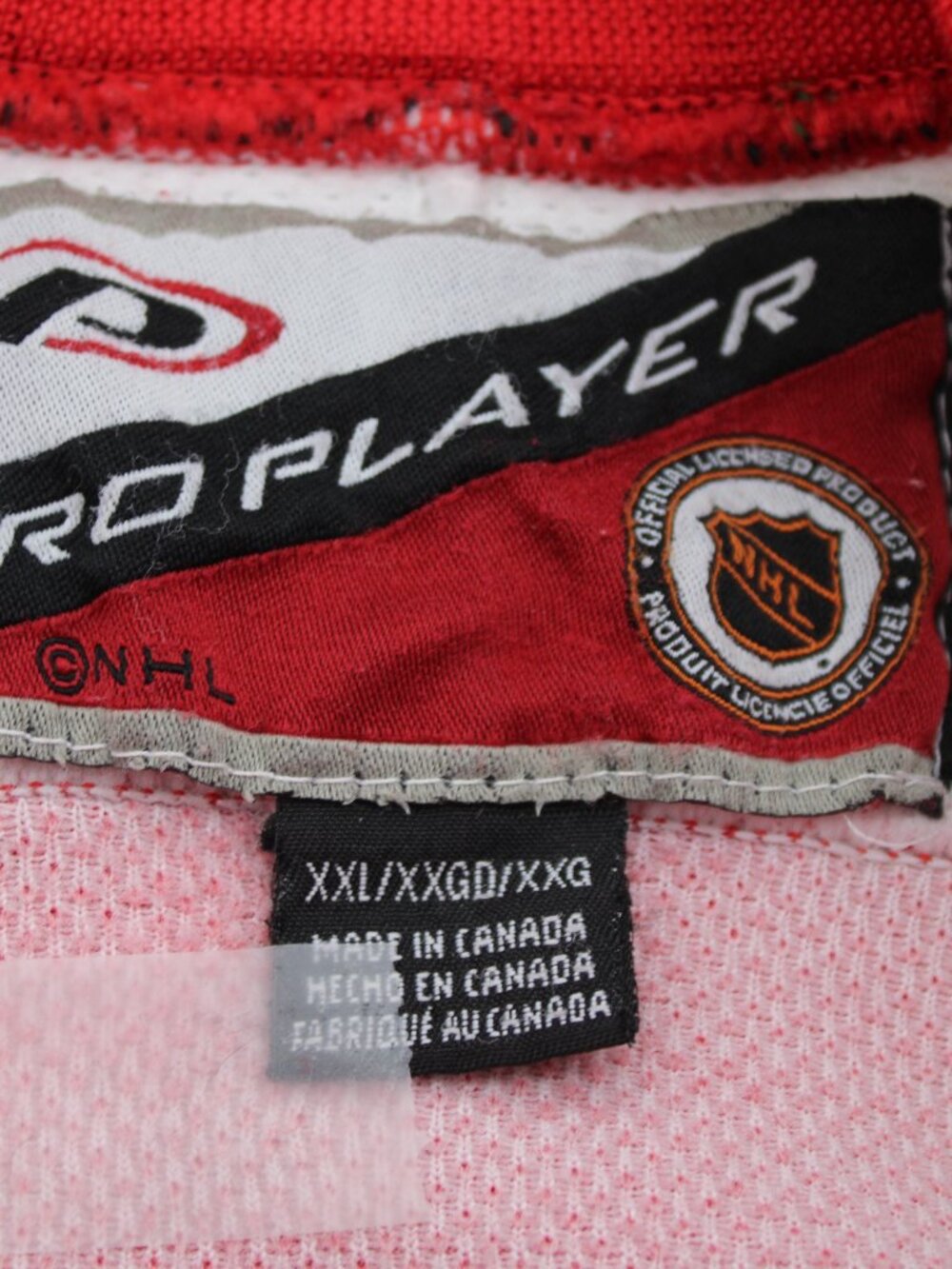 Calgary Flames Jersey (VTG) - 1990s Away Jersey by Pro Player - Men's 2XL - Picture 8 of 8